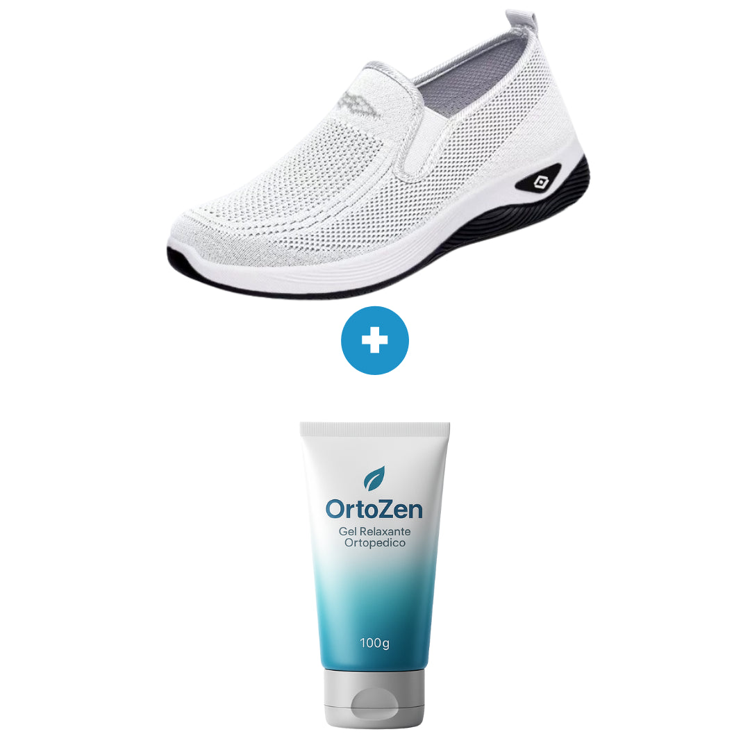 Tênis Ortopédico Ultra Confort Plus + Gel Relaxante Grátis
