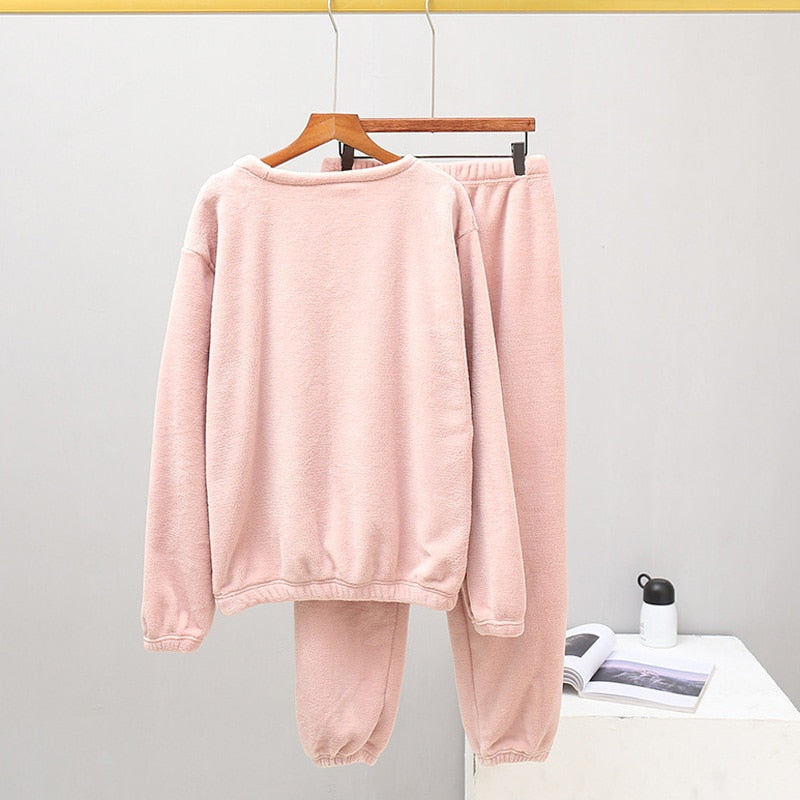 Pijama de Inverno Feminino em Fleece – Aurora