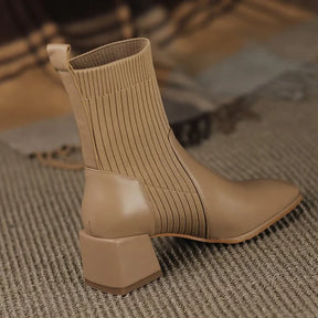 Bota Feminina Texana com Malha - Country, bota meia