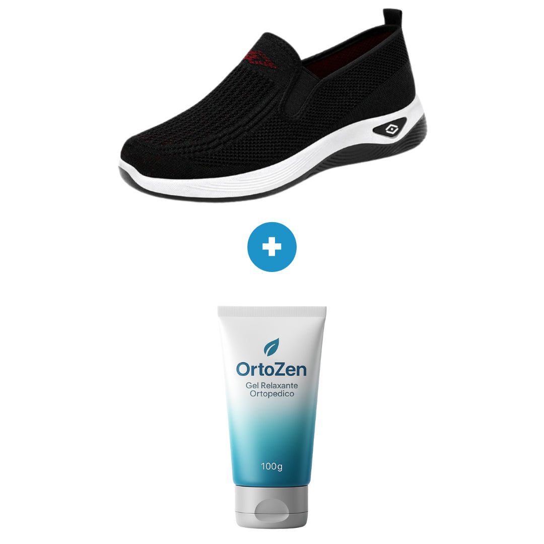 Tênis Ortopédico Ultra Confort Plus + Gel Relaxante Grátis