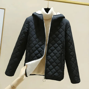 Jaqueta Feminina Puffer Forrada - Marry, jaqueta puffer feminina preto, jaqueta feminina preto