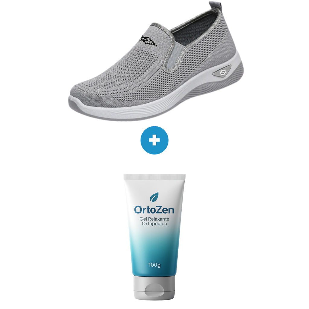 Tênis Ortopédico Ultra Confort Plus + Gel Relaxante Grátis
