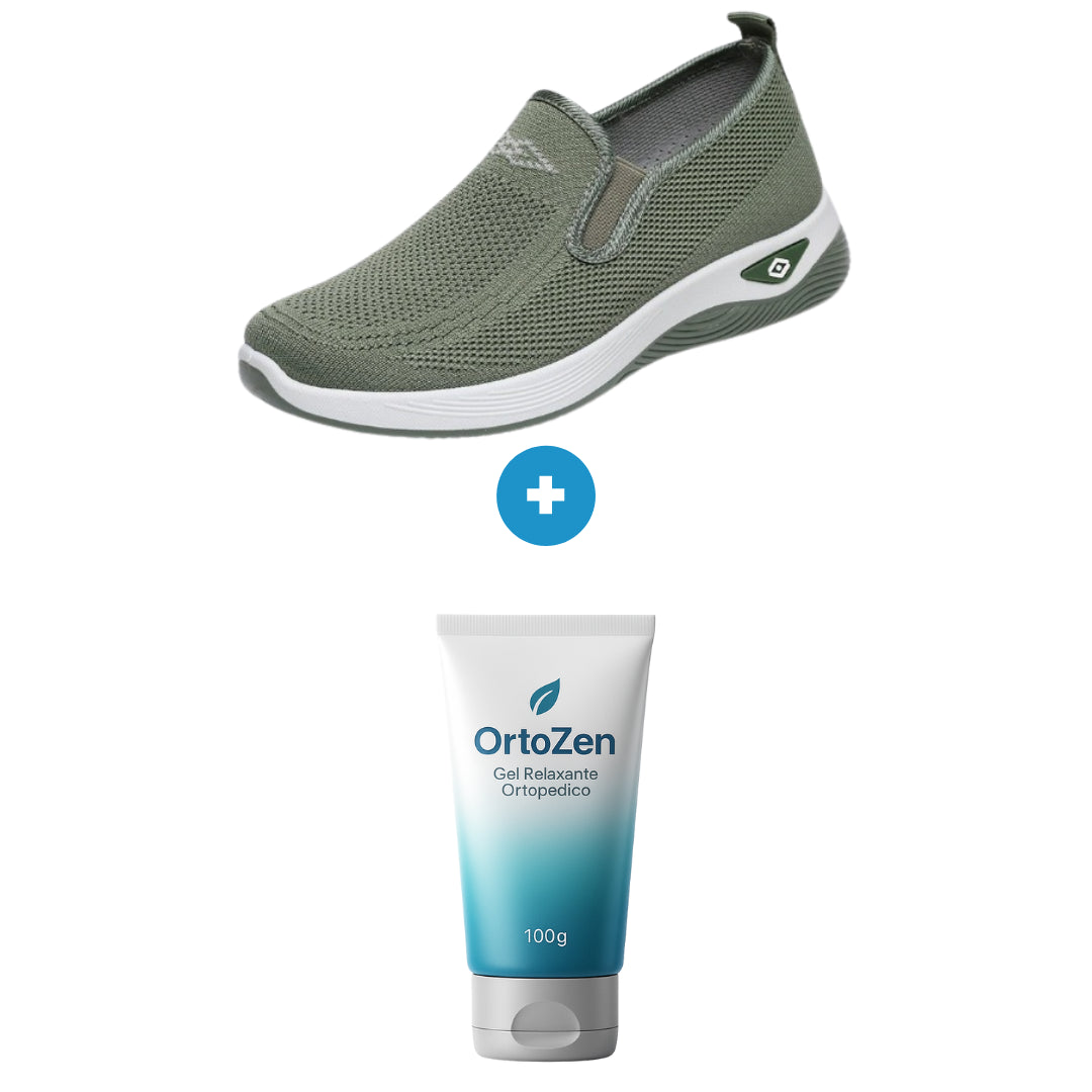 Tênis Ortopédico Ultra Confort Plus + Gel Relaxante Grátis