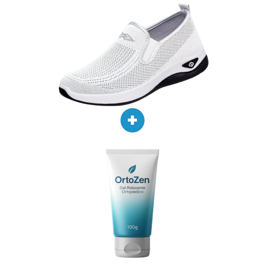 Tênis Ortopédico Ultra Confort Plus + Gel Relaxante Grátis