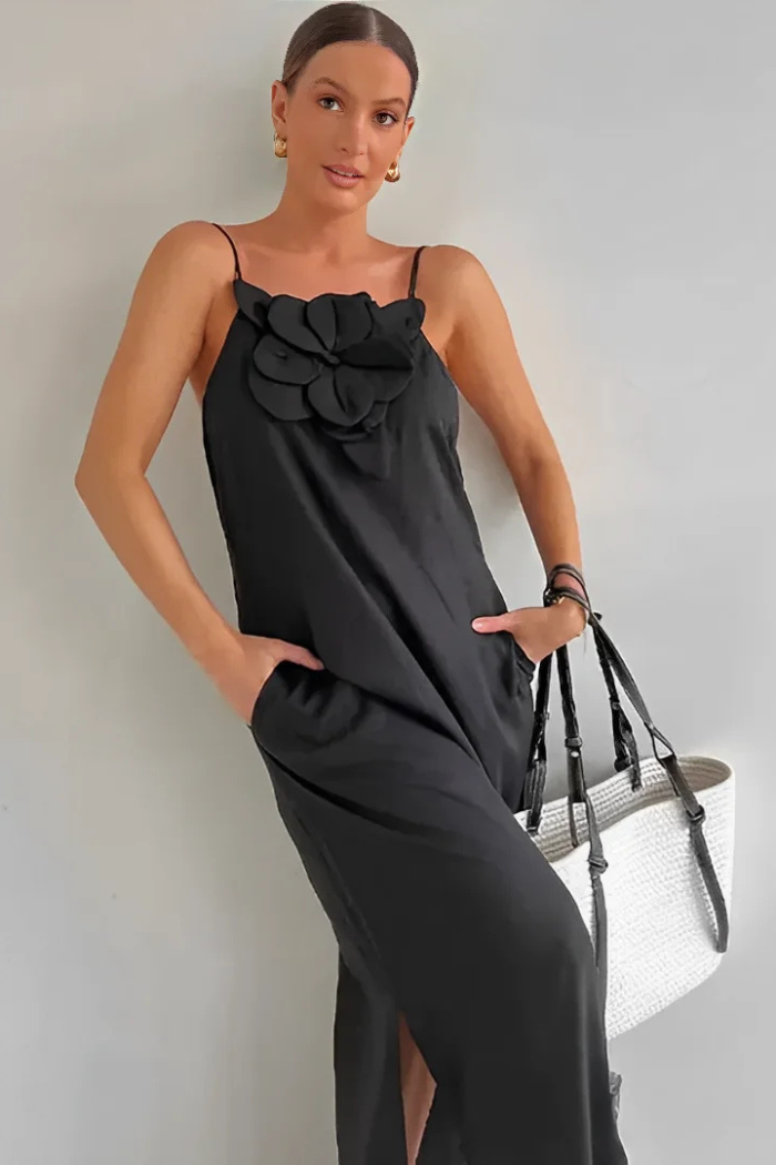 Vestido Midi - Flor de Linho