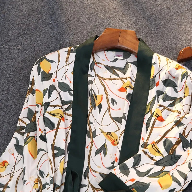 Camisola com Robe - Tropical