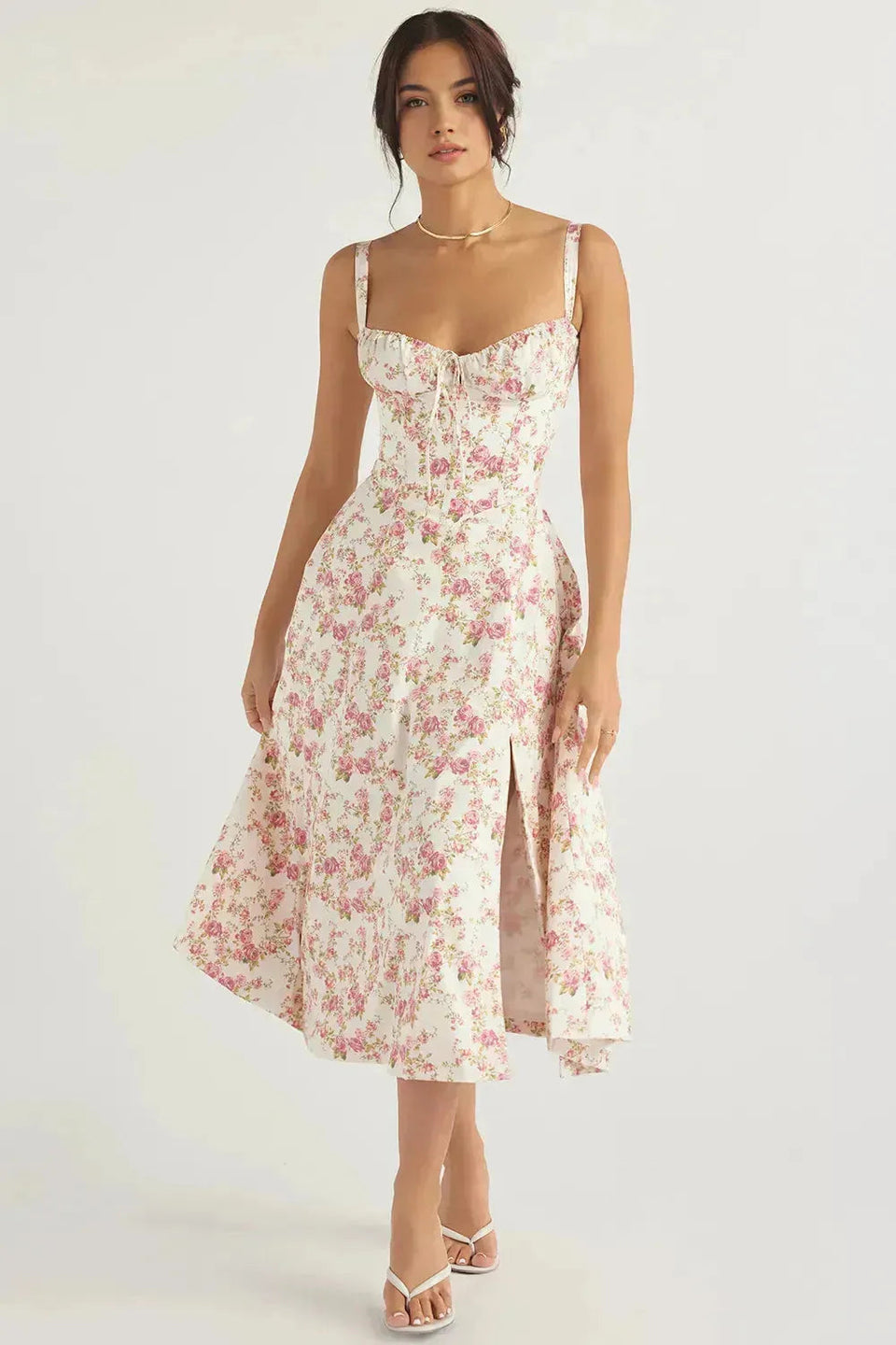 Vestido Midi Feminino Charlotte – Elegance