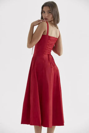 Vestido Midi Feminino Charlotte – Elegance