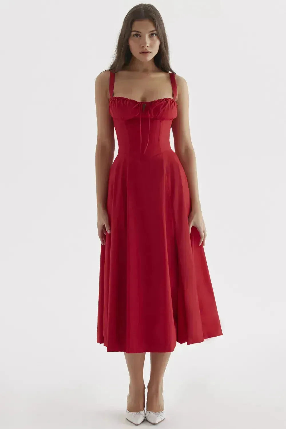 Vestido Midi Feminino Charlotte – Elegance