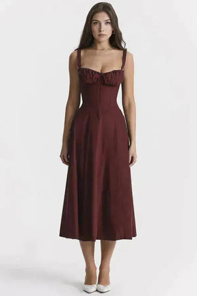 Vestido Midi Feminino Charlotte – Elegance