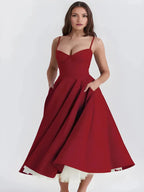 Vestido Midi Feminino – Fashion